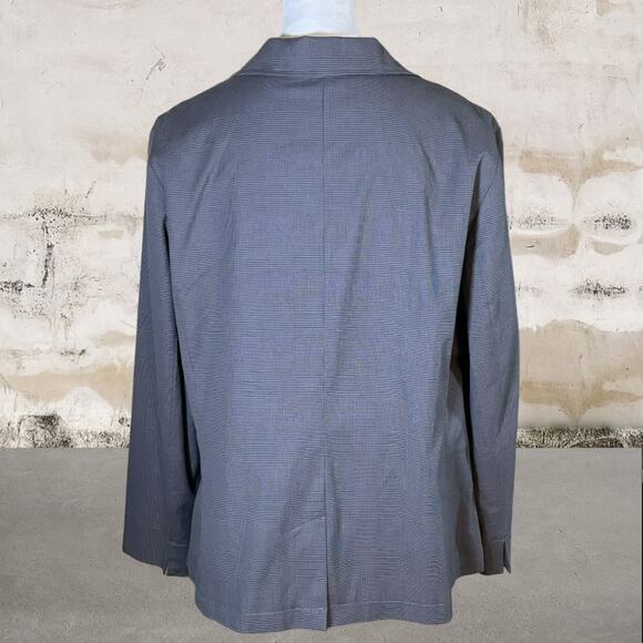 Eddie Bauer Vintage Womens Blazer Suit Jacket Gray Three Button Closure-Size 18 - Picture 3 of 4